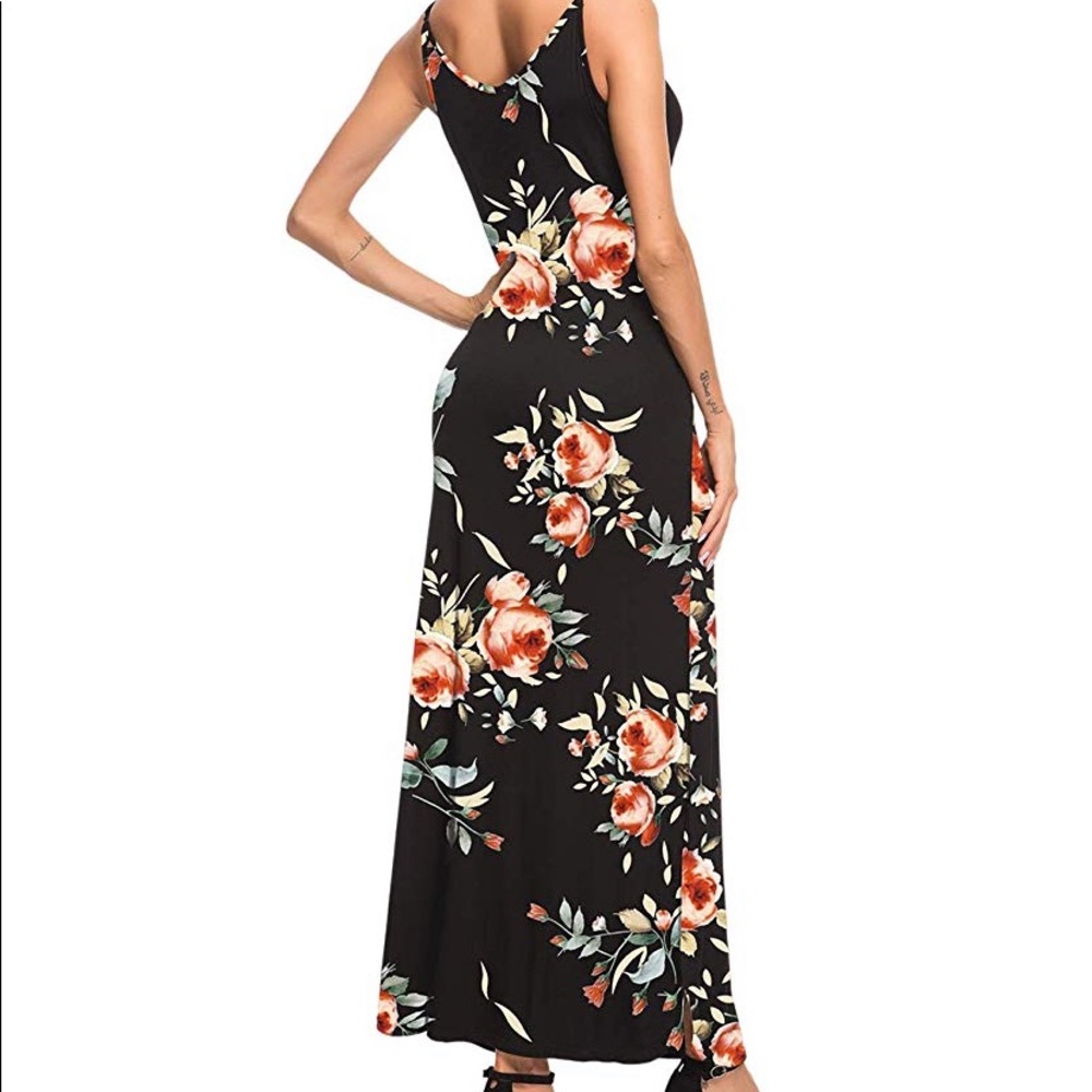 Women Casual Summer Loose Long Dress Beach - Picture 2 of 6